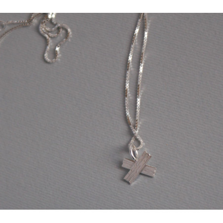 LEDKRYSS, minikryss hänge med kedja