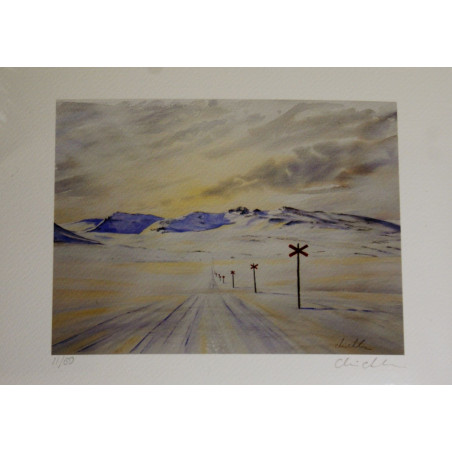 Gicléetryck akvarell