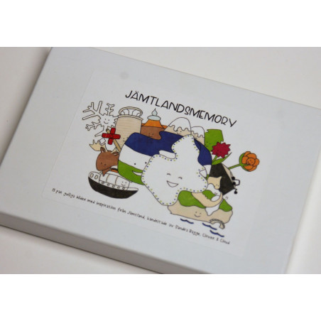Memoryspel med välkända motiv från Jämtland