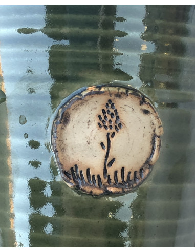 Brunkullamugg i keramik