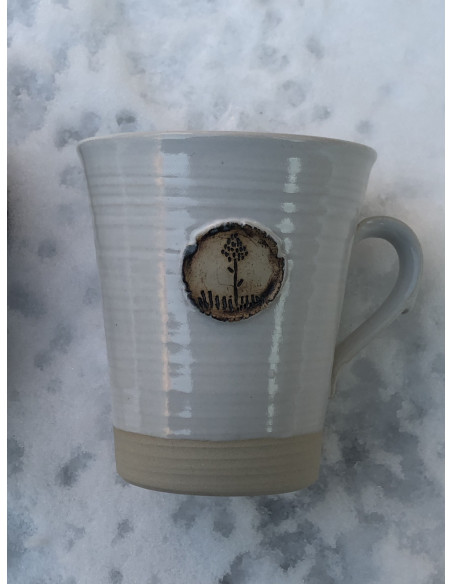 Brunkullamugg i keramik