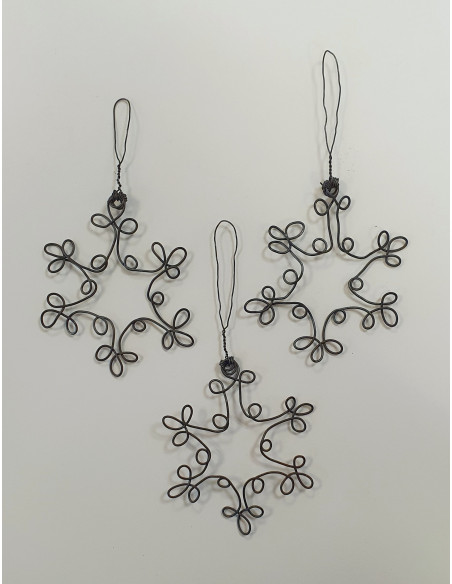 Snöfingor i trådslöjd