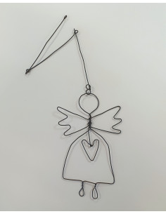 Hängande ängel i trådslöjd 2