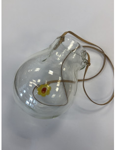 Hängande vas i glas