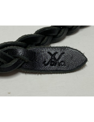 Flätat skärp, svart