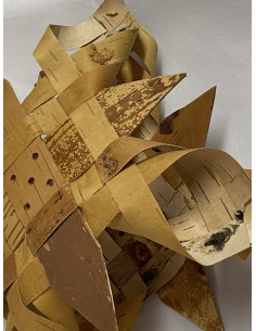 Adventsstjärna i näver 2