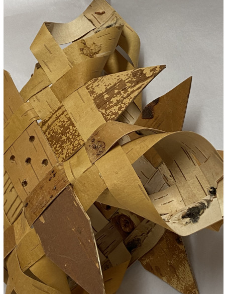 Adventsstjärna i näver