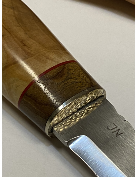 Kniv rostfritt stål, skaft björkvril